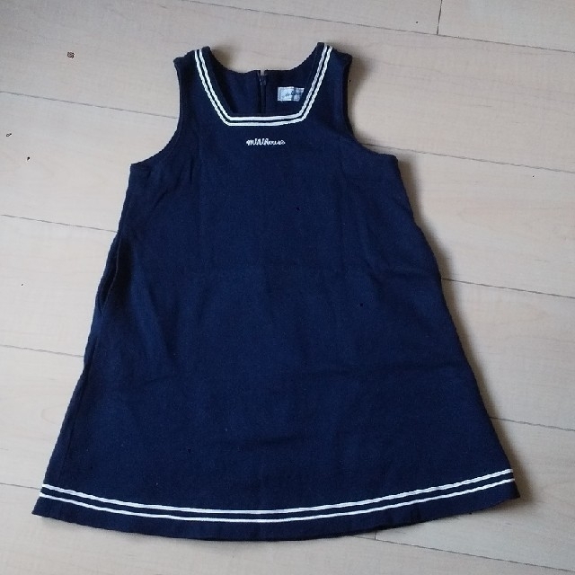 mikihouse(ミキハウス)のミキハウスmikihouse ジャンバースカート 110cm キッズ/ベビー/マタニティのキッズ服女の子用(90cm~)(ワンピース)の商品写真