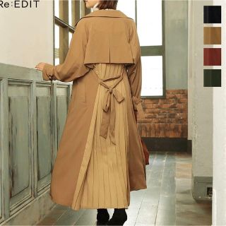 上品な 新品❣️ムルーア トレンチコート プリーツ - トレンチコート ...