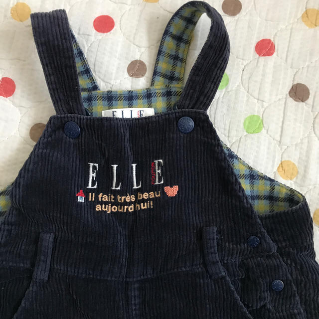 ELLE(エル)のELLE 90cm オーバーオール キッズ/ベビー/マタニティのキッズ服男の子用(90cm~)(パンツ/スパッツ)の商品写真