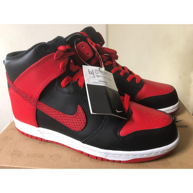 2012 NIKE DUNK HIGH JORDAN PACK BRED US9メンズ