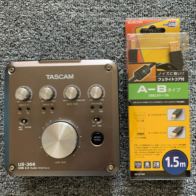 TASCAM US-366 オーディオインターフェース