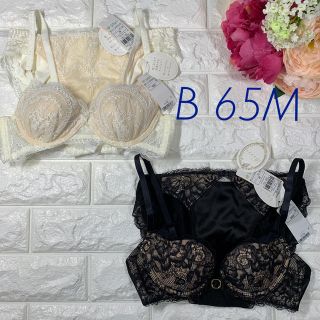 アモスタイル(AMO'S STYLE)のDressブラ＆ショーツ2点セット　B 65M トリンプ　アモスタイル 新品(ブラ&ショーツセット)