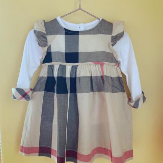 バーバリー(BURBERRY)の入園式・セレモニーやパーティーに♫Burberry 女の子ワンピース80センチ(セレモニードレス/スーツ)