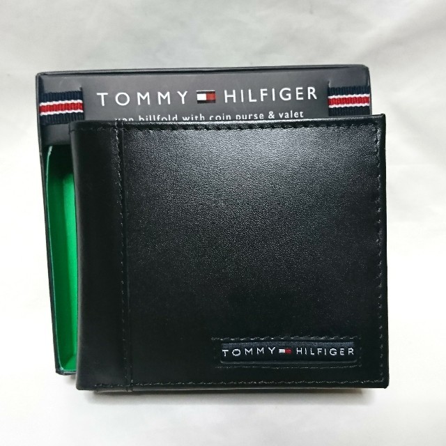 トミーヒルフィガー 折り財布 31TL25X023 ブラック
