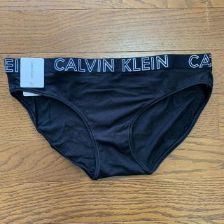 カルバンクライン(Calvin Klein)のカルバンクライン＊ビキニショーツ＊ロゴバンド　黒(ショーツ)