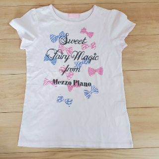 メゾピアノ(mezzo piano)のメゾピアノ　半袖カットソー　L(150～160)(Tシャツ/カットソー)