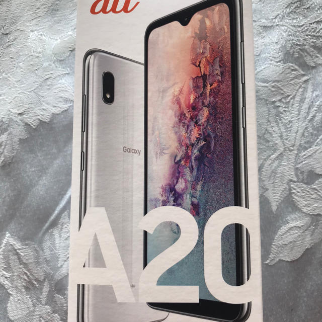 ギャラクシー Galaxy A20 ブラック au SIMフリー