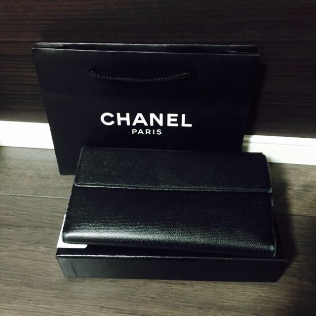 CHANEL(シャネル)のCHANEL ♡ 長財布 ブラック レディースのファッション小物(財布)の商品写真