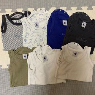 プチバトー(PETIT BATEAU)のプチバトー タンクトップロンパース(タンクトップ/キャミソール)