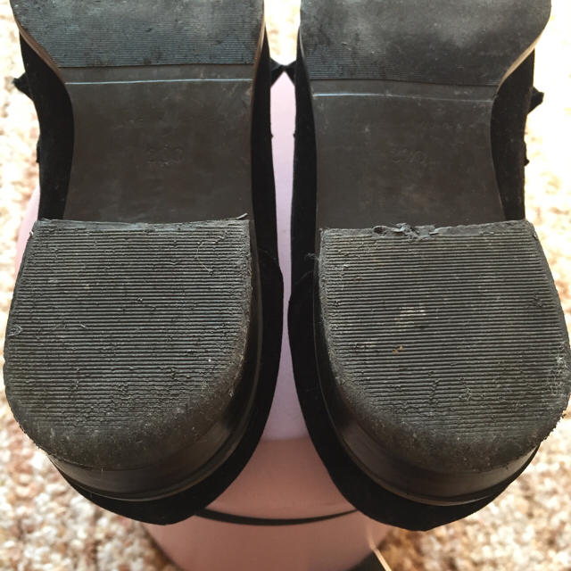 dholic(ディーホリック)のdholic リボンスエードシューズ レディースの靴/シューズ(ローファー/革靴)の商品写真