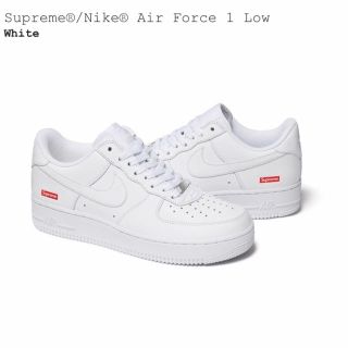 シュプリーム(Supreme)の26cm Supreme Air Force 1 Low White(スニーカー)