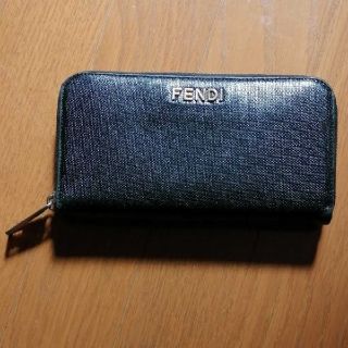 フェンディ(FENDI)のフェンディ　長財布レザーラウンドファスナー(長財布)