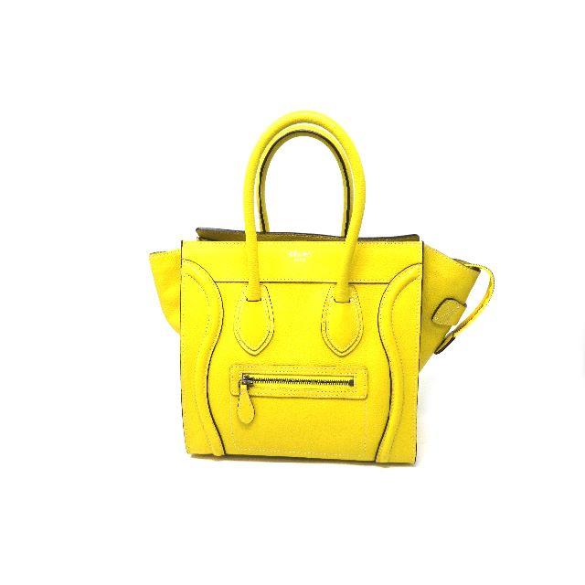 celine(セリーヌ)のセリーヌ　167793　ラゲージ　マイクロショッパー　ドラムドカーフスキン レディースのバッグ(ハンドバッグ)の商品写真