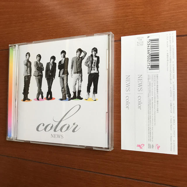 NEWS(ニュース)のcolor エンタメ/ホビーのCD(ポップス/ロック(邦楽))の商品写真