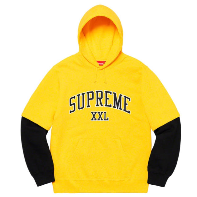 【人気カラー黄色】Supreme®/XXL Hooded Sweatshirt