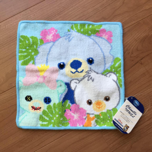 ☆新品☆ディズニーストア☆ユニベア☆シェニール織りハンカチ