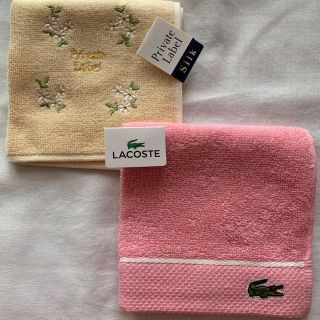 ラコステ(LACOSTE)の新品ラコステ＆プライベートレーベルハンカチ(ハンカチ)