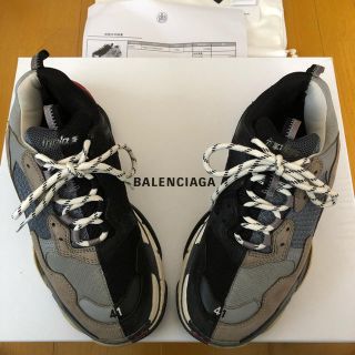 バレンシアガ(Balenciaga)の【GR8購入】希少 バレンシアガ tripleS ハーフ&ハーフ 41サイズ (スニーカー)