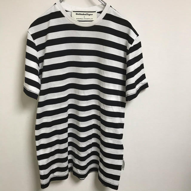 Onitsuka Tiger(オニツカタイガー)のTシャツ onitsuka andrea pompilio ボーダー メンズのトップス(Tシャツ/カットソー(半袖/袖なし))の商品写真