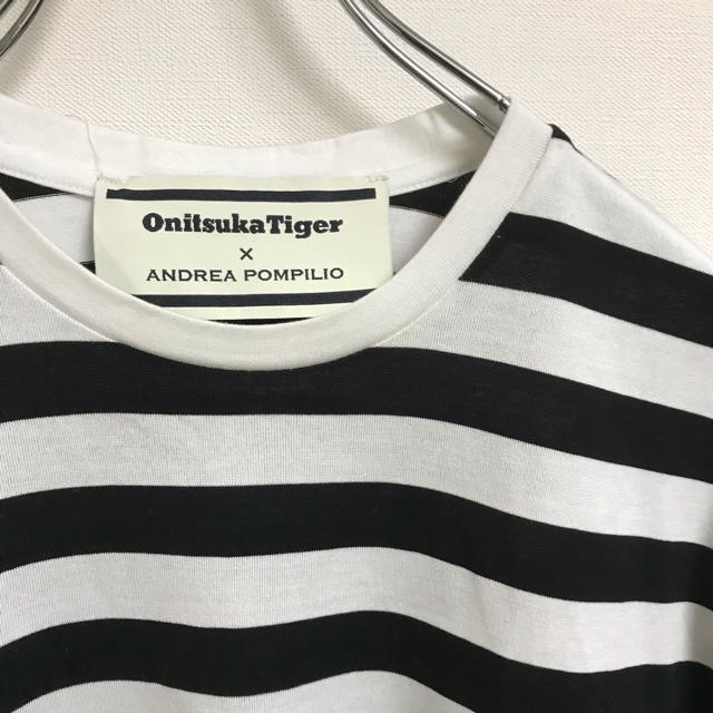 Onitsuka Tiger(オニツカタイガー)のTシャツ onitsuka andrea pompilio ボーダー メンズのトップス(Tシャツ/カットソー(半袖/袖なし))の商品写真