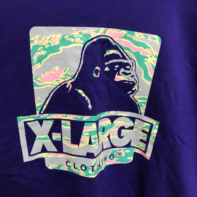 XLARGE(エクストララージ)のTシャツ エクストララージ X-LARGE ゴリラ ロゴ プリント メンズのトップス(Tシャツ/カットソー(半袖/袖なし))の商品写真