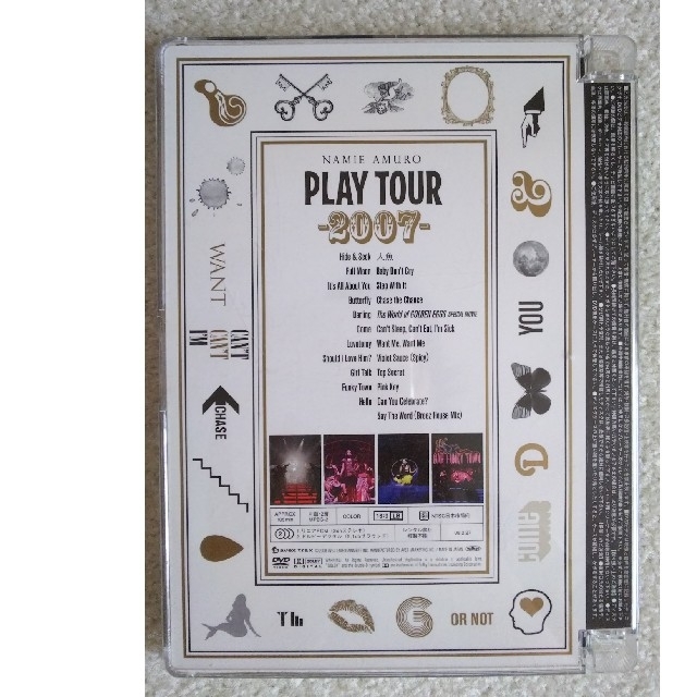 安室奈美恵  PLAY TOUR 2007  DVD エンタメ/ホビーのタレントグッズ(ミュージシャン)の商品写真