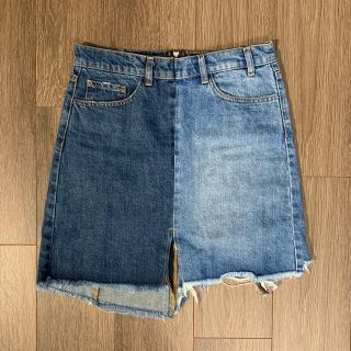 ザラ(ZARA)のZARA  denim skirt(ひざ丈スカート)