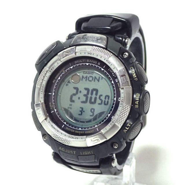 AA063 CASIO PRO TREK PRW-1500J ソーラー電波時計