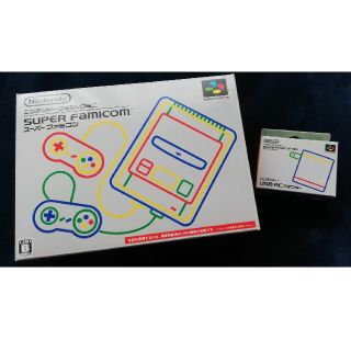 ニンテンドウ(任天堂)のスーパーファミコンミニ 純正アダプターセット(家庭用ゲーム機本体)