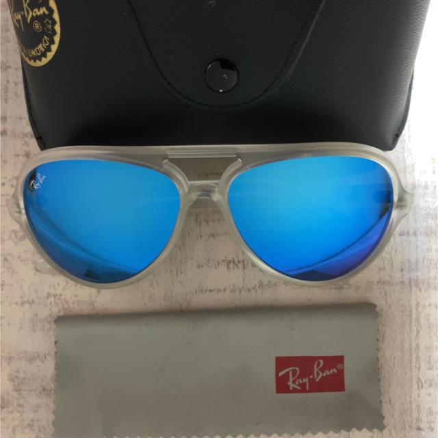 Ray-Ban - レイバン イタリア製アビエイター ブルーミラー サングラス ...