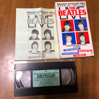 ビートルズ・ライブ　VHSビデオカセット(ミュージック)