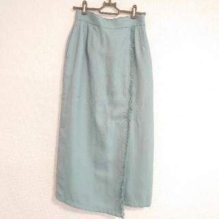 ケービーエフプラス(KBF+)のミントグリーンのスカート(ロングスカート)