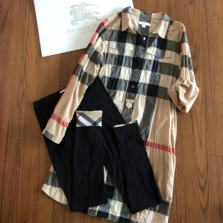 バーバリー(BURBERRY)のバーバリー ワンピース＆レギンス S(ひざ丈ワンピース)