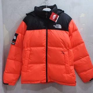 シュプリーム(Supreme)のSupreme Power orange nuptse jacket(ダウンジャケット)