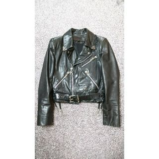 クロムハーツ(Chrome Hearts)の【特別価格・特注カスタム】CHROME HEARTS JJディーン Sサイズ (ライダースジャケット)