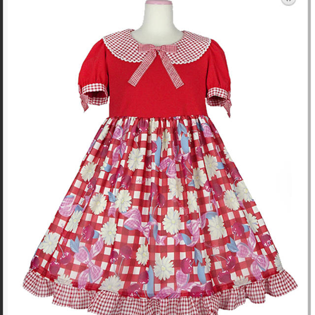 新品タグ付き Sweet Cherry Margaret ワンピース ブルー