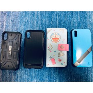 シュピゲン(Spigen)のiPhone Xケース セット UAG spigen ドラえもん グッドデザイン(iPhoneケース)