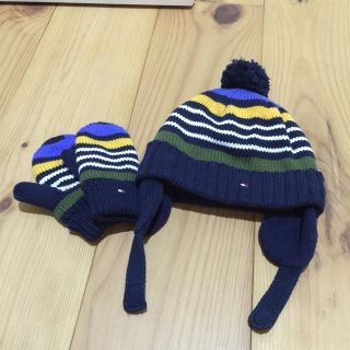 トミーヒルフィガー(TOMMY HILFIGER)のニットキャップ&手袋セット  専用ページ(帽子)