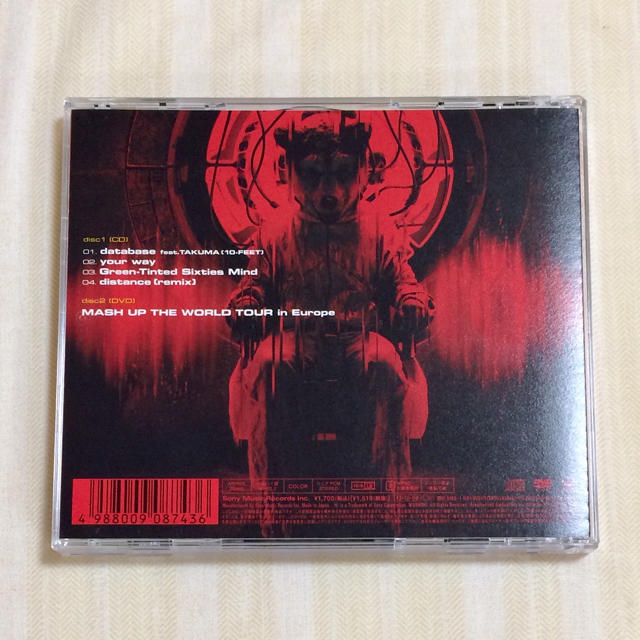 MAN WITH A MISSION(マンウィズアミッション)のdatabase feat.TAKUMA（10-FEET）（初回生産限定盤） エンタメ/ホビーのCD(ポップス/ロック(邦楽))の商品写真
