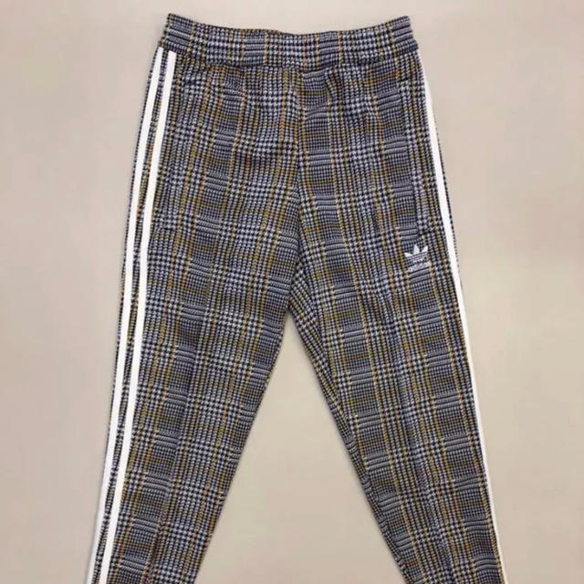 adidas アディダス タータンチェック パーカー トラックパンツ 上下