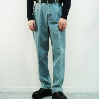 サンシー(SUNSEA)のneon sign straghit denim slacks(デニム/ジーンズ)