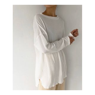 トゥデイフル(TODAYFUL)のTODAYFUL  Doubleface Ꮪlit Longtee(Tシャツ(長袖/七分))