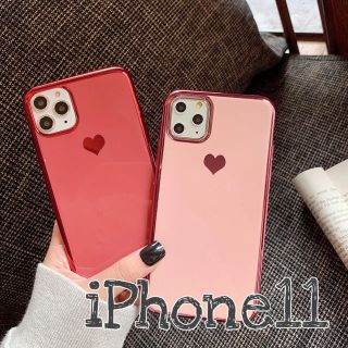 新品　iPhone11ケース　ローズゴールド　韓国　インスタ(iPhoneケース)