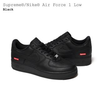 シュプリーム(Supreme)のSupreme × NIKE  AF1 BLACK(スニーカー)