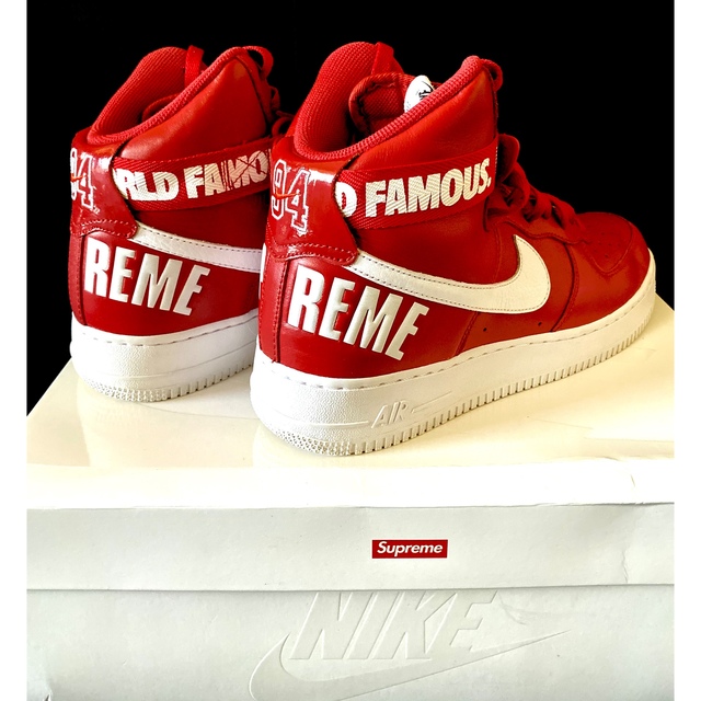 SUPREME×NIKE エアフォース1 ハイ 28.0 ナイキ×シュプリーム