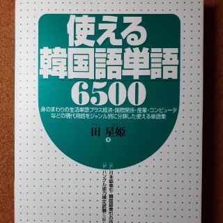 使える韓国語単語6500(語学/参考書)