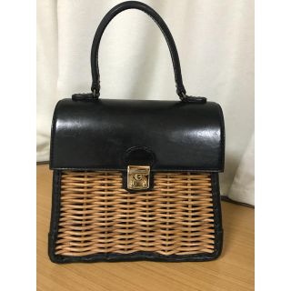 ドゥーズィエムクラス(DEUXIEME CLASSE)のebagos エバゴス♡ケリー  かごバッグ  美品(かごバッグ/ストローバッグ)