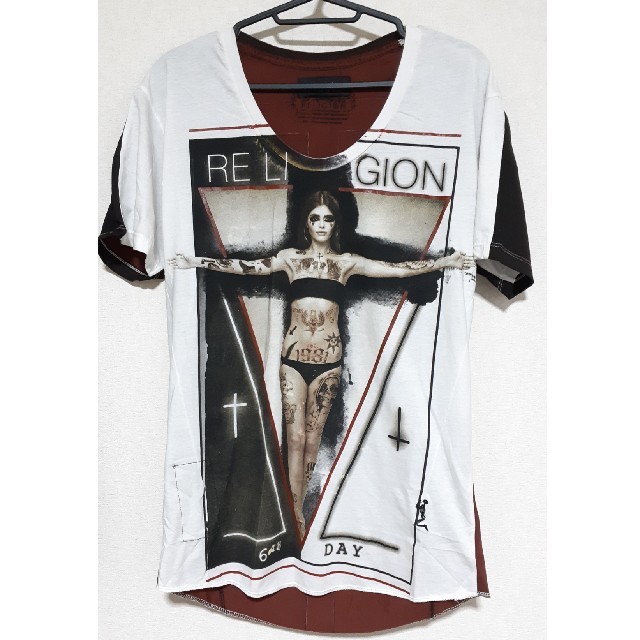 GACKT愛用【Tシャツ③S】RELIGION メンズのトップス(Tシャツ/カットソー(半袖/袖なし))の商品写真