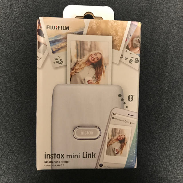 フィルムカメラFUJIFILM チェキ  instax mini Link アッシュホワイト