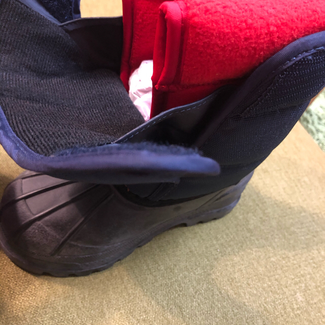 POLO RALPH LAUREN(ポロラルフローレン)のポロ・ラルフローレン スノーブーツ ビッグロゴ キッズ ネイビー　13cm キッズ/ベビー/マタニティのベビー靴/シューズ(~14cm)(ブーツ)の商品写真